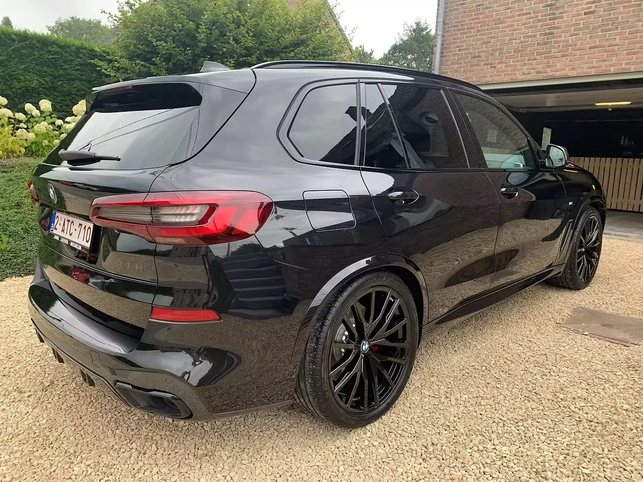BMW X5 noir préparé avant restitution de leasing